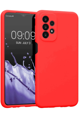 Newface Samsung Galaxy A23 4G Kılıf First Silikon - Kırmızı resmi