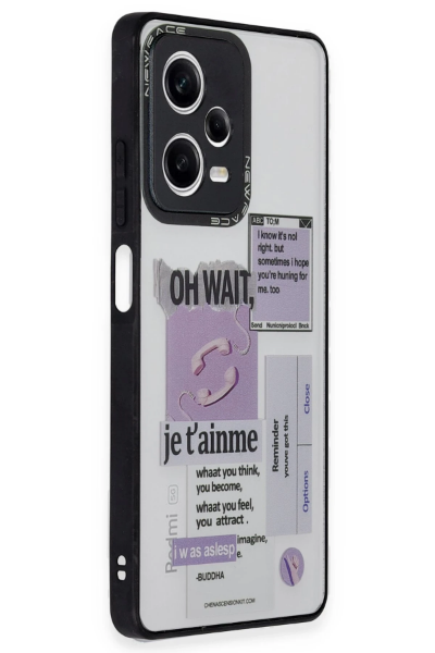 Newface Xiaomi Redmi Note 12 Pro 5G Kılıf Mirror Desenli Kapak - Mirror - 4 resmi