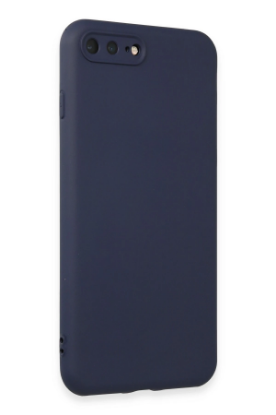 Newface iPhone 7 Plus Kılıf First Silikon - Lacivert resmi