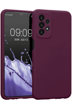 Newface Samsung Galaxy A23 4G Kılıf First Silikon - Mor resmi