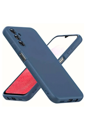 Newface Samsung Galaxy A34 5G Kılıf First Silikon - Lacivert resmi