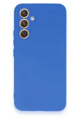 Newface Samsung Galaxy A54 5G Kılıf First Silikon - Mavi resmi