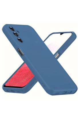 Newface Samsung Galaxy A34 5G Kılıf First Silikon - Mavi resmi