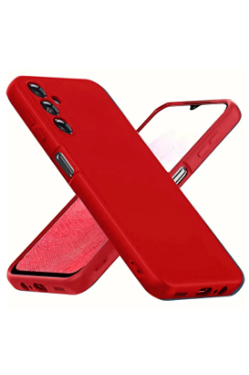 Newface Samsung Galaxy A34 5G Kılıf First Silikon - Kırmızı resmi