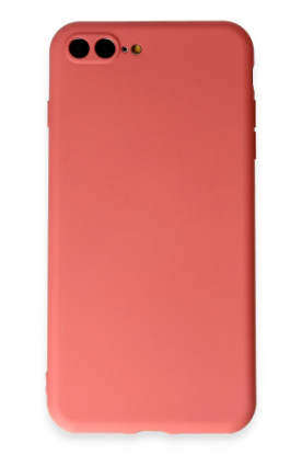 Newface iPhone 7 Plus Kılıf First Silikon - Kiremit resmi
