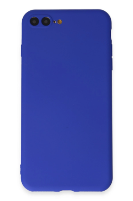 Newface iPhone 7 Plus Kılıf First Silikon - Koyu Mavi resmi