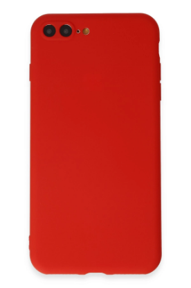 Newface iPhone 7 Plus Kılıf First Silikon - Kırmızı resmi