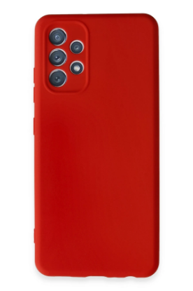 Newface Samsung Galaxy A32 Kılıf First Silikon - Kırmızı resmi