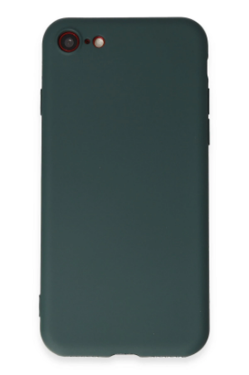 Newface iPhone 7 Kılıf First Silikon - Koyu Yeşil resmi