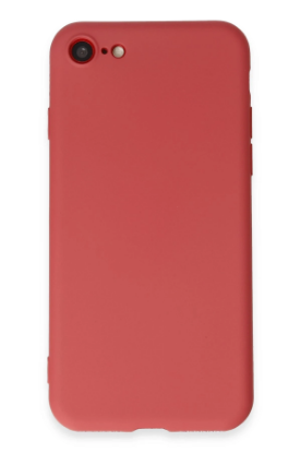 Newface iPhone 7 Kılıf First Silikon - Kiremit resmi