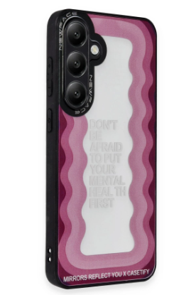 Newface Samsung Galaxy A05S Kılıf Mirror Desenli Kapak - Mirror - 11 resmi