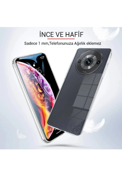 Newface Xiaomi Redmi A3 4G Kılıf Lüx Şeffaf Silikon resmi