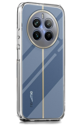 Newface Realme 12 Pro Plus Kılıf Lüx Şeffaf Silikon resmi