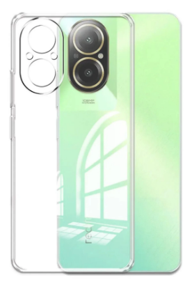 Newface Realme 12 Lite Kılıf Lüx Şeffaf Silikon resmi