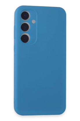 Newface Samsung Galaxy A55 5G Kılıf First Silikon - Mavi resmi