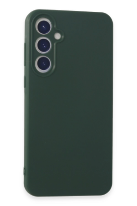 Newface Samsung Galaxy A55 5G Kılıf First Silikon - Koyu Yeşil resmi