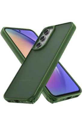 Newface Samsung Galaxy A54 5G Kılıf Elegant Kapak - Yeşil resmi