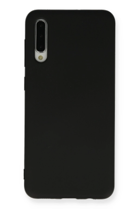 Newface Samsung Galaxy A30S Kılıf Nano içi Kadife Silikon - Siyah resmi