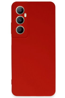 Newface Realme C65 Kılıf First Silikon - Kırmızı resmi