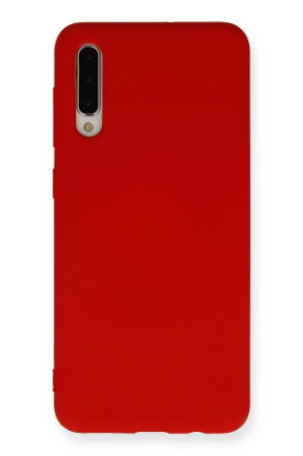 Newface Samsung Galaxy A30S Kılıf Nano içi Kadife Silikon - Kırmızı resmi