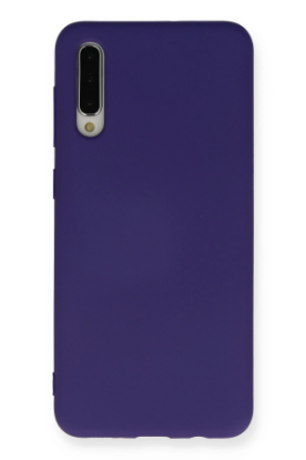 Newface Samsung Galaxy A30S Kılıf Nano içi Kadife Silikon - Mor resmi