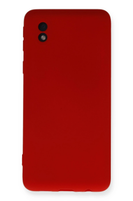 Newface Samsung Galaxy A01 Core Kılıf Nano içi Kadife Silikon - Kırmızı resmi
