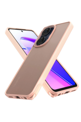 Newface Realme C55 Kılıf Elegant Kapak - Pudra resmi