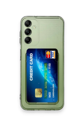 Newface Samsung Galaxy A55 5G Kılıf Kart Şeffaf Silikon - Şeffaf resmi