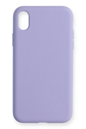 Newface iPhone XR Kılıf Nano içi Kadife Silikon - Lila resmi