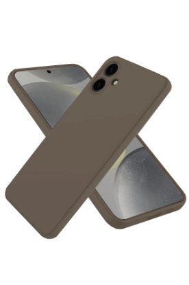 Newface Samsung Galaxy A06 Kılıf First Silikon - Kahverengi resmi