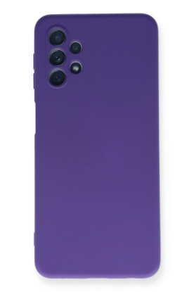 Newface Samsung Galaxy A52 Kılıf Nano içi Kadife Silikon - Mor resmi