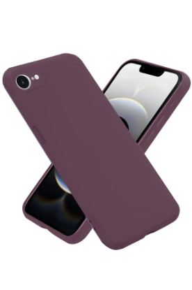 Newface iPhone 16E Kılıf First Silikon - Mürdüm resmi