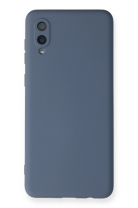 Newface Samsung Galaxy A02 Kılıf Nano içi Kadife Silikon - Gri resmi
