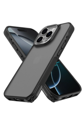 Newface iPhone 16 Pro Max Kılıf Elegant Kapak - Siyah resmi