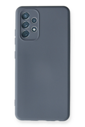 Newface Samsung Galaxy A32 Kılıf Nano içi Kadife Silikon - Gri resmi