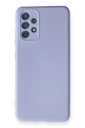 Newface Samsung Galaxy A32 Kılıf Nano içi Kadife Silikon - Lila resmi