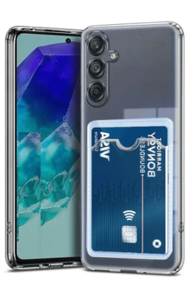 Newface Samsung Galaxy A56 Kılıf Kart Şeffaf Silikon - Şeffaf resmi