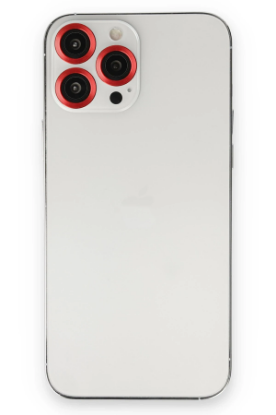Newface iPhone 13 Pro Max Metal Kamera Lens - Kırmızı resmi