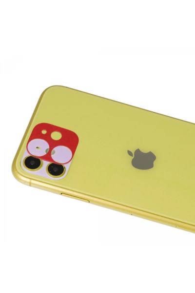 Newface iPhone 11 Rainbow Kamera Lens Koruma Cam - Mor resmi