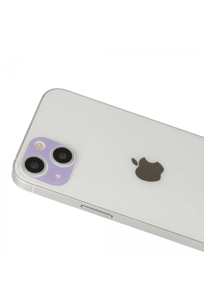 Newface iPhone 13 Rainbow Kamera Lens Koruma Cam - Mor resmi