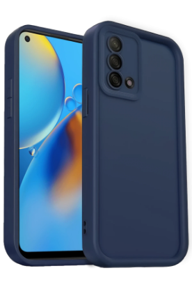 Newface Oppo A74 4G Kılıf Viera Silikon - Lacivert resmi