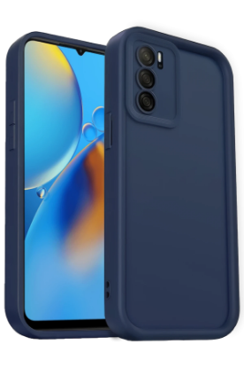 Newface Oppo A16 Kılıf Viera Silikon - Lacivert resmi