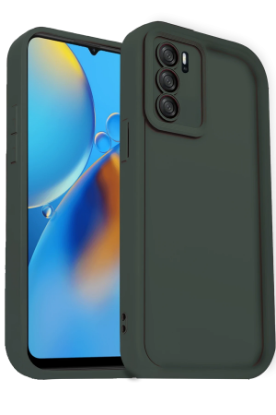 Newface Oppo A16 Kılıf Viera Silikon - Koyu Yeşil resmi