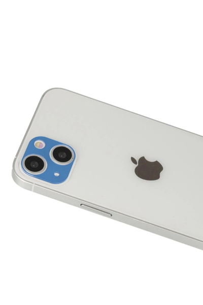 Newface iPhone 13 Rainbow Kamera Lens Koruma Cam - Mavi resmi