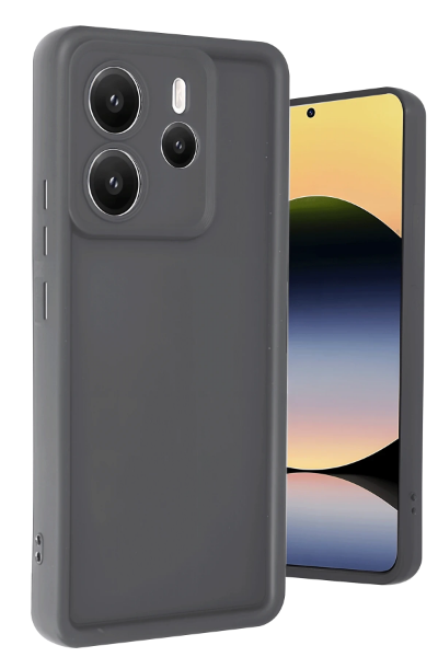 Newface Xiaomi Redmi Note 14 4G Kılıf Viera Silikon - Gri resmi