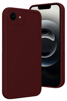 Newface iPhone 16E Kılıf Viera Silikon - Bordo resmi