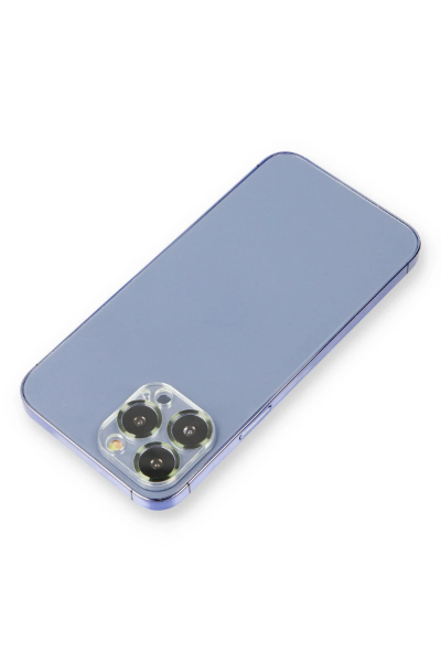 Newface iPhone 12 Pro Metal Kamera Lens Koruma Cam - Koyu Yeşil resmi