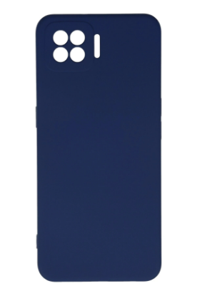 Newface Oppo A73 Kılıf Nano içi Kadife Silikon - Lacivert resmi