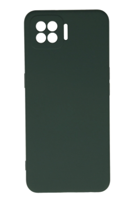 Newface Oppo A73 Kılıf Nano içi Kadife Silikon - Koyu Yeşil resmi