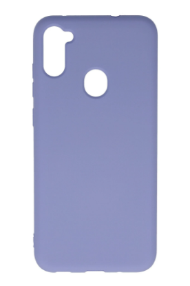 Newface Samsung Galaxy A11 Kılıf Nano içi Kadife Silikon - Lila resmi